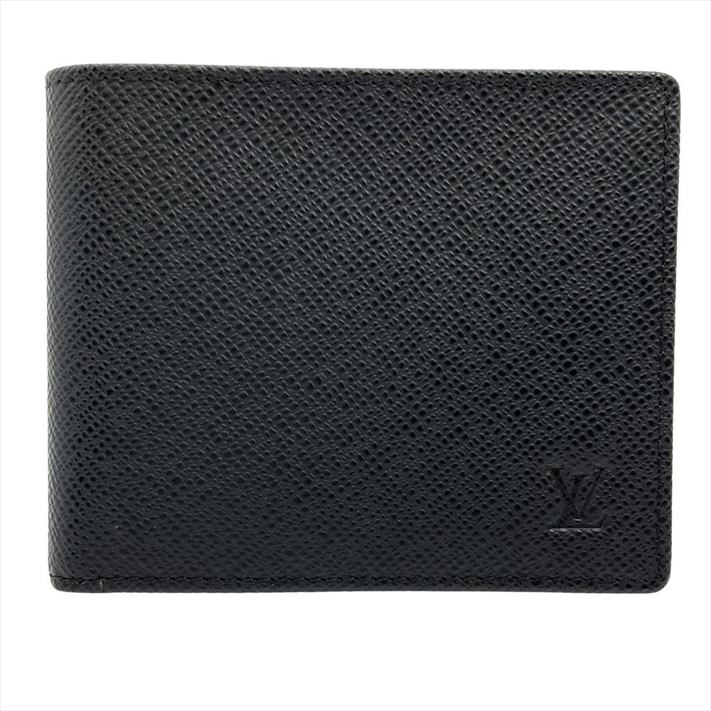 ルイヴィトン LOUIS VUITTON ポルトフォイユ フロリン 二つ折り財布 タイガ M31112 ブラック シルバー金具 MI0026 アルドワーズ メンズ【中古】