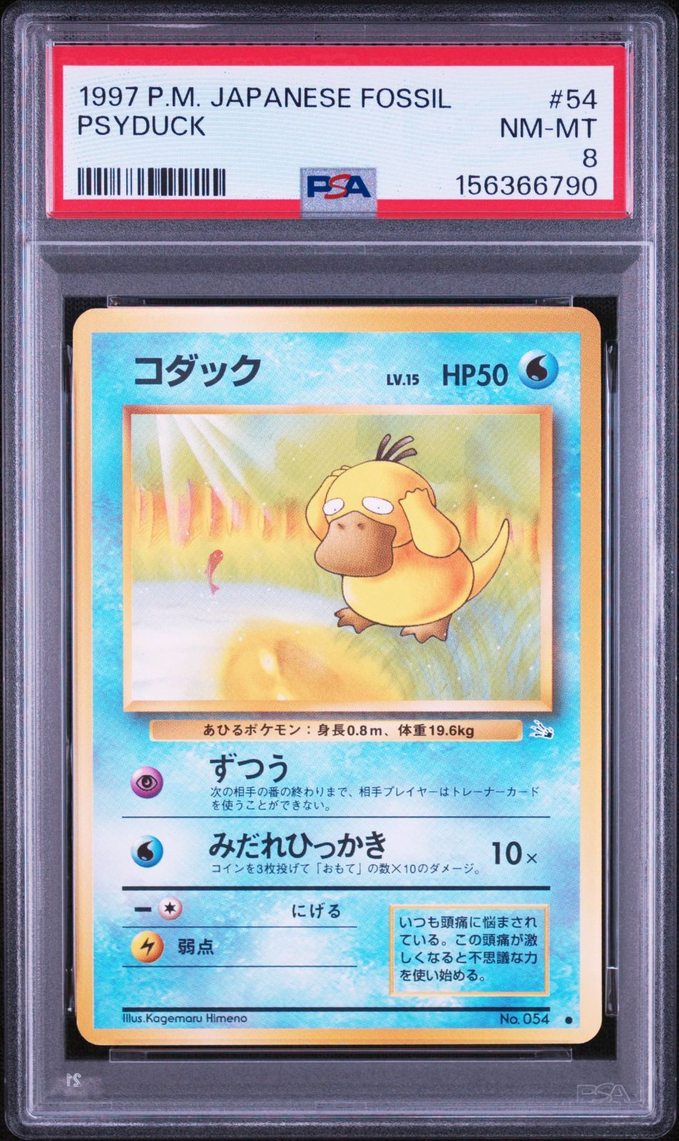 PSA8】コダック 旧裏 拡張パック「化石の秘密」 【公式通販】