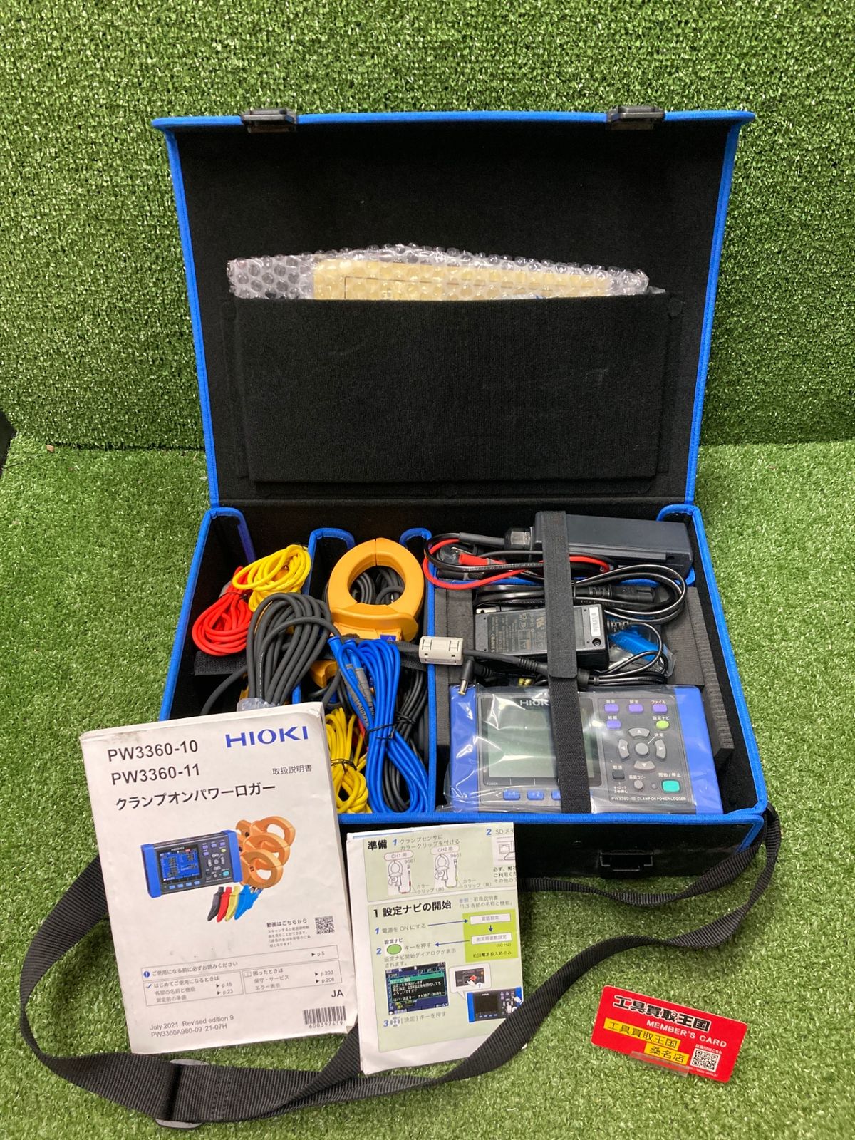 【中古品】【0902】HIOKI（日置 電機）クランプオンパワーロガー PW3360-10　IT192T7FSY82