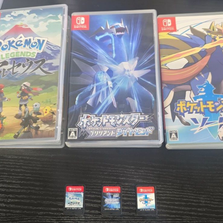 【ぱるる】Switch ポケットモンスター ソフト 3点セット Nintendo Switch ポケモンソフト3点セット - メルカリ