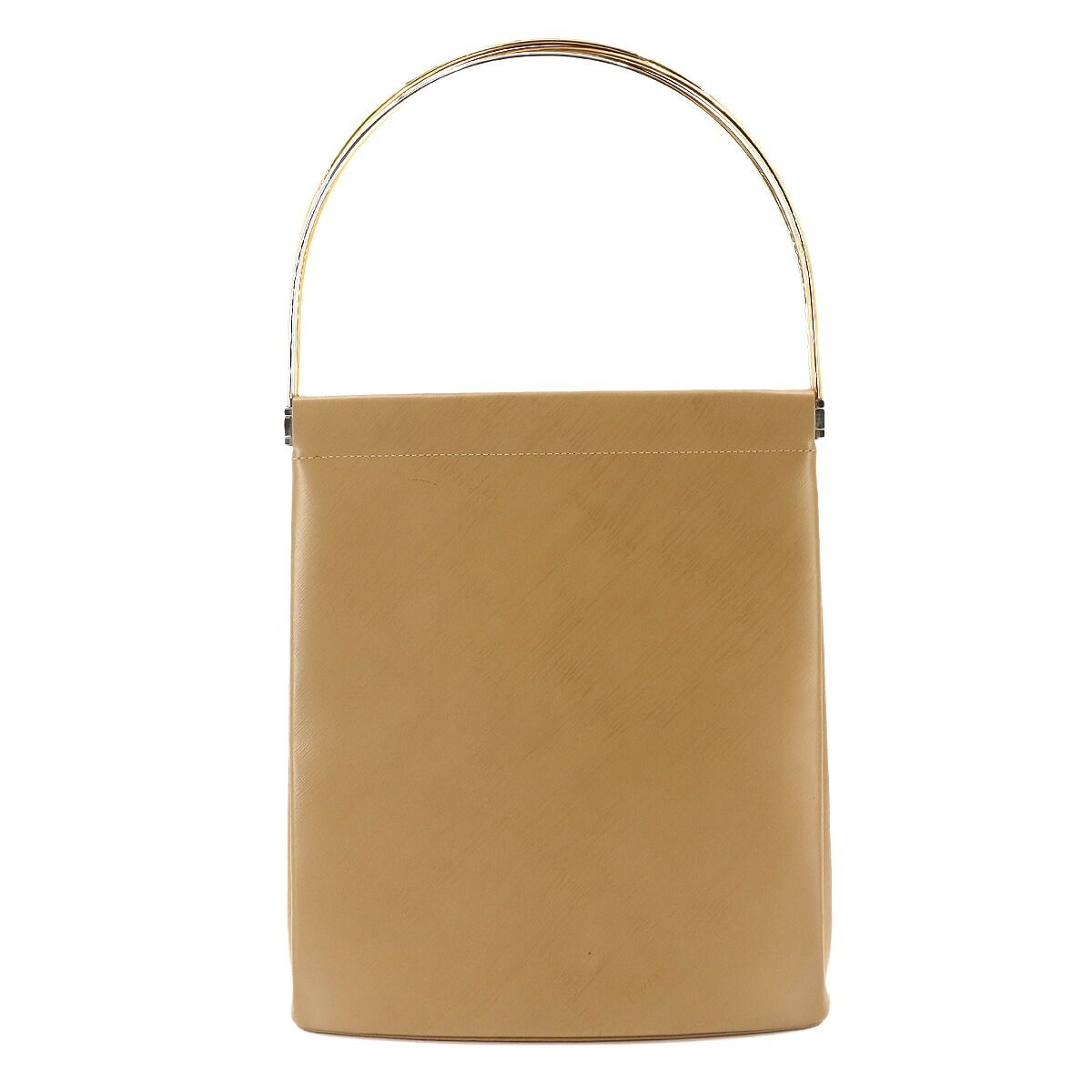 新品同様 カルティエ Cartier トリニティ ハンド バッグ レザー ライトブラウン スリーカラー Trinity hand Bag 90336409