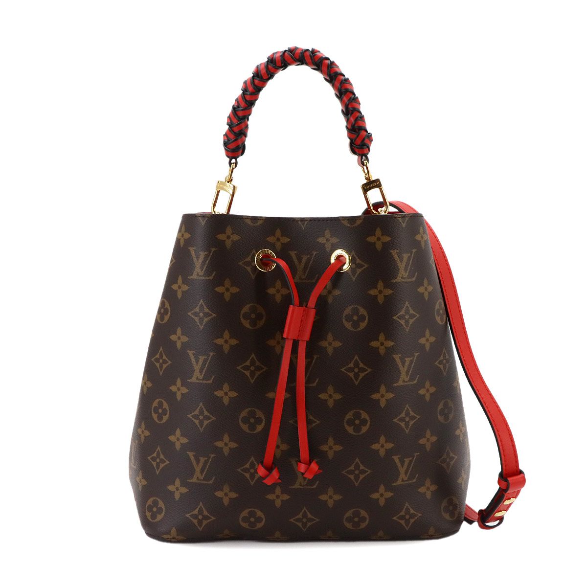 新品同様 ルイ ヴィトン LOUIS VUITTON モノグラム ネオノエ 2way ハンド ショルダー バッグ ブラウン コクリコ M43985 90336809 130,000円