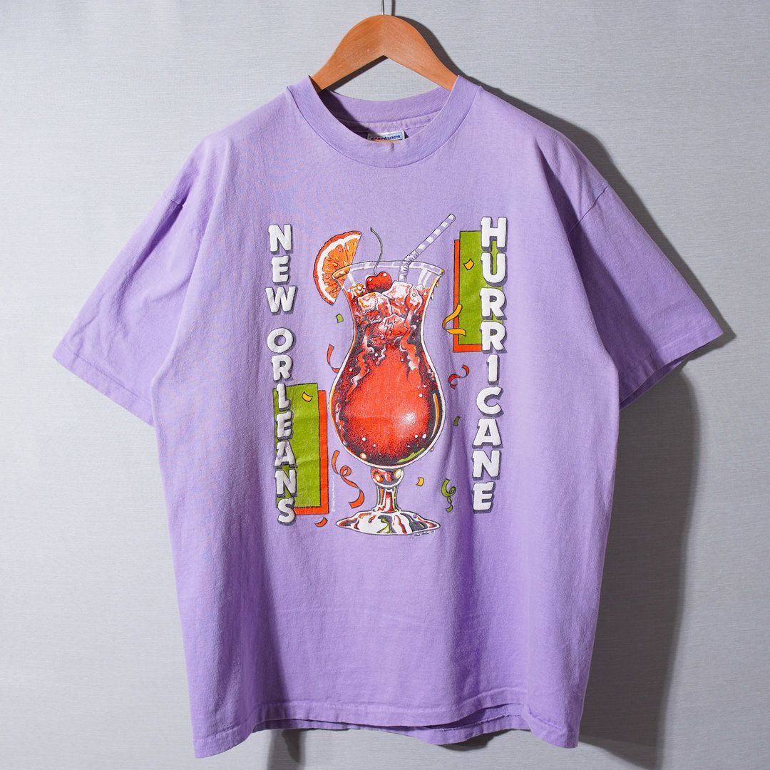 80s USA製 1989年製 ヴィンテージ Tシャツ XL ラベンダー パープル