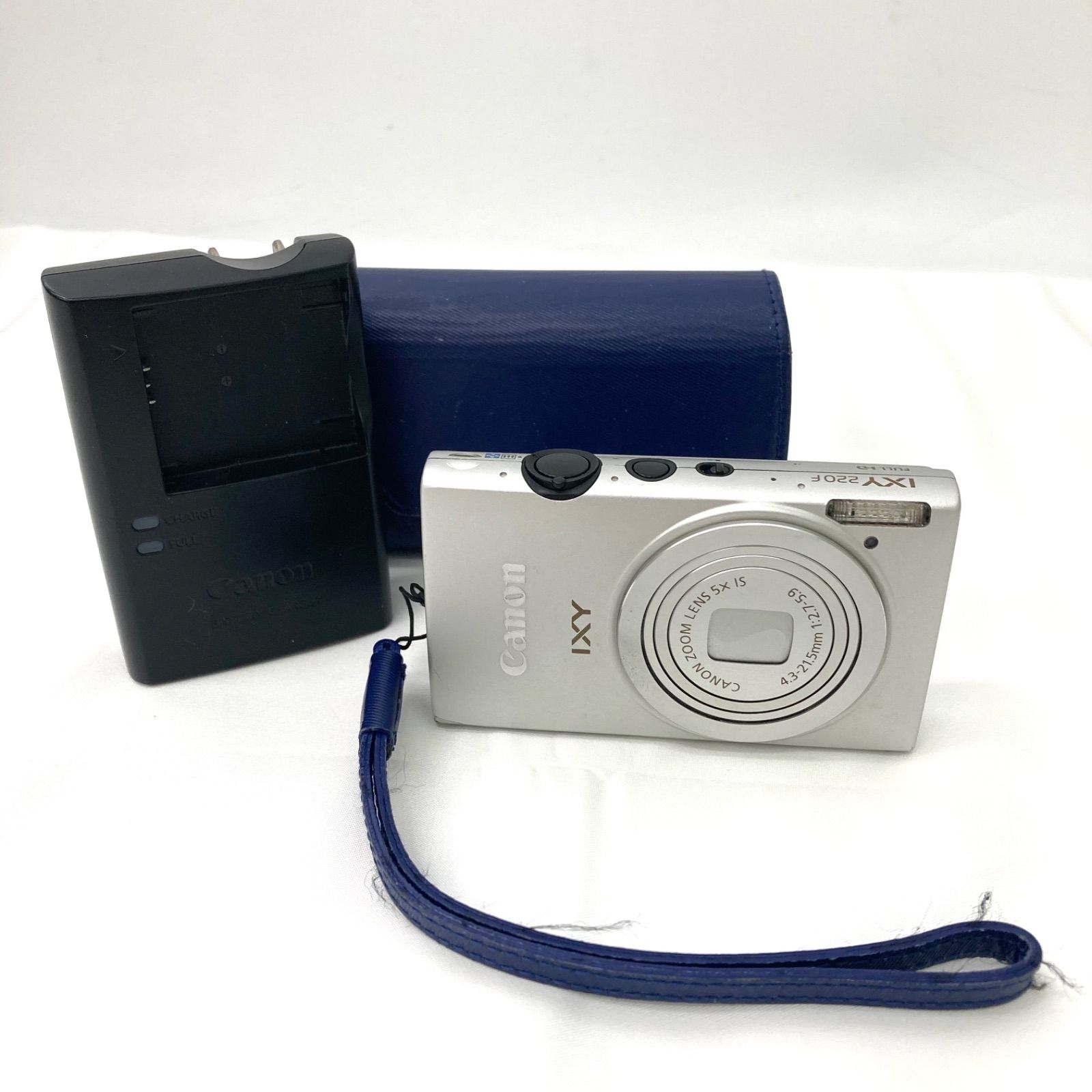 [Canon] Canon IXY 220F Compact Digital Camera Silver Color Working Product ☆