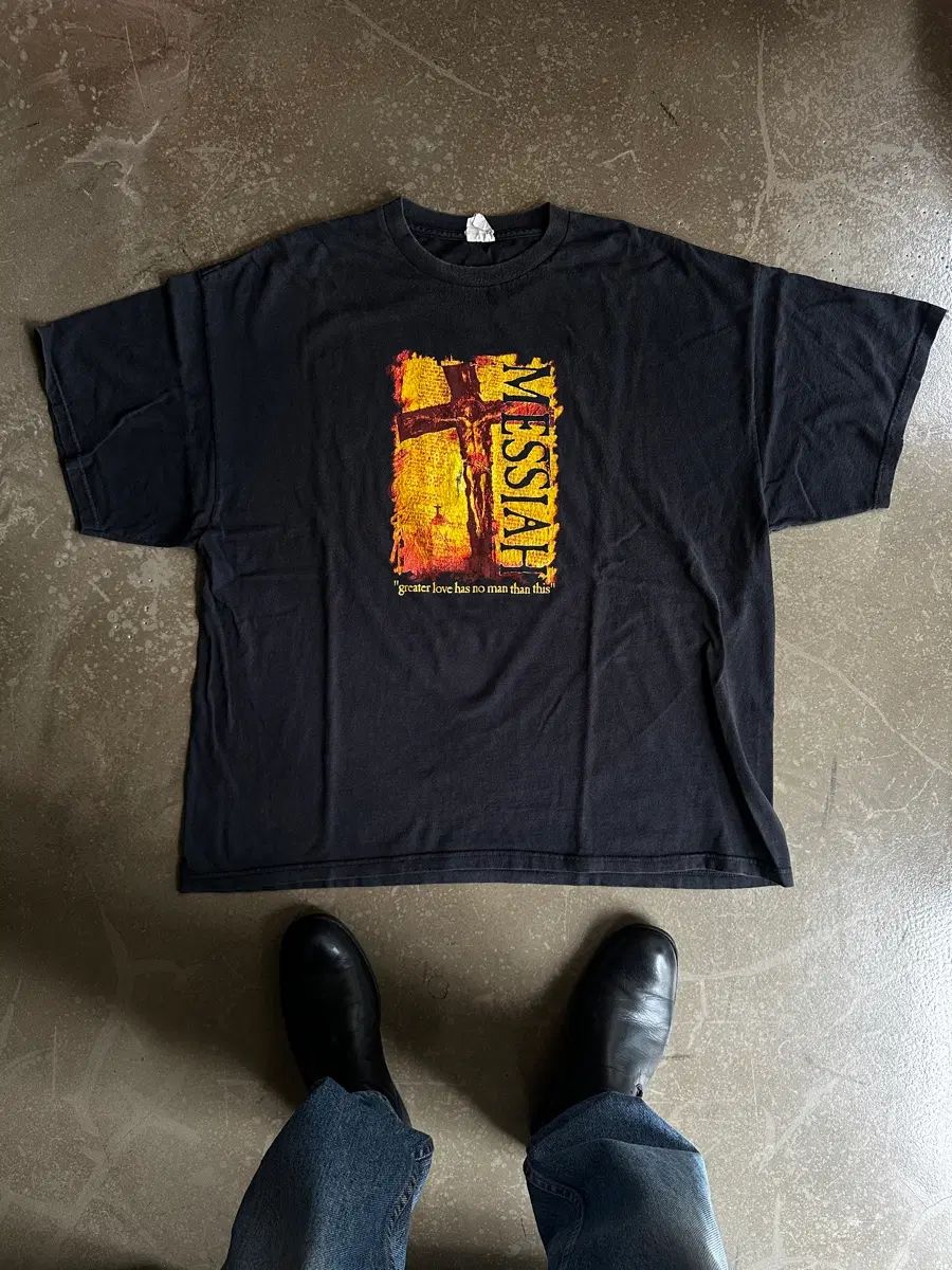 VINTAGE MESSIAH JESUS GRAPHIC TEE
