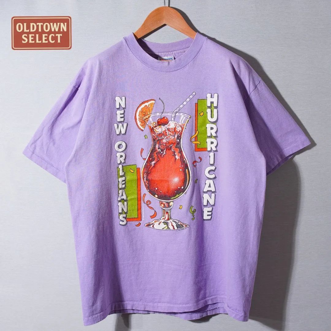 80s USA製 1989年製 ヴィンテージ Tシャツ XL ラベンダー パープル