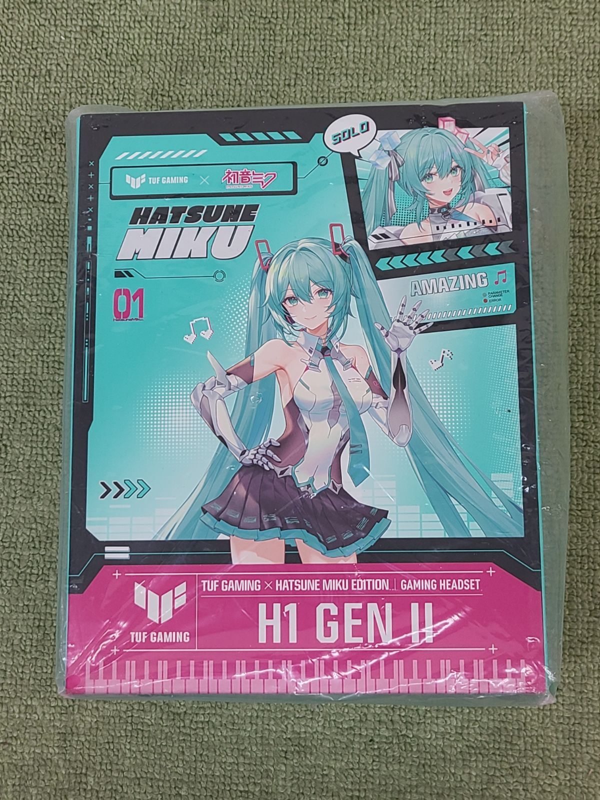 Unopened TUF Gaming Hatsune Miku Collaboration TUF Gaming H1 Gen II Hatsune Miku Edition Gaming Headset [E5395-001] ■171