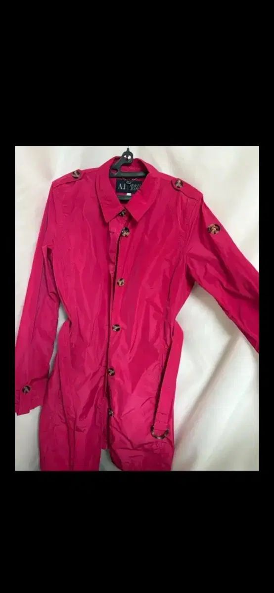 AJ Armani Jeans VIVID ピンク トレンチコート ベルトセット 11,477円