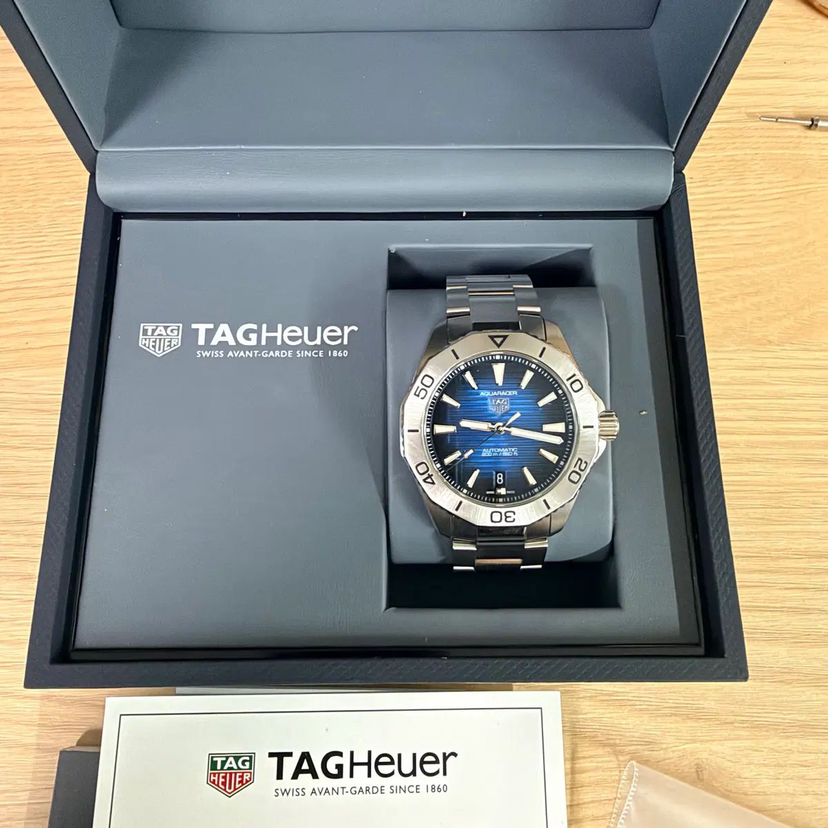 TAG Heuer タグ・ホイヤー アクア 레이서 200 デニム版 オートマティック