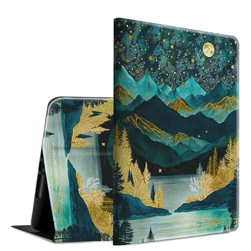 Kindle Paperwhite 第12世代 & Kindle Colorsoft Signature Edition 2024 7インチ用ケース 軽量スマートケース PUレザー 調節可能なスタンド保護カバー 自動ウェイク/スリープ機能付き - 山