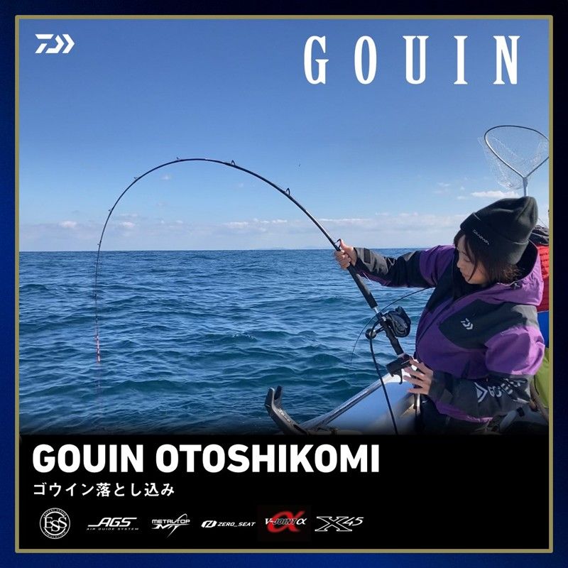 21 GOUIN M-240 ゴウイン　落とし込み　オフショアロッド ダイワ ダイワ 船竿 26 ゴウイン落とし込み MH-240MT - メルカリ