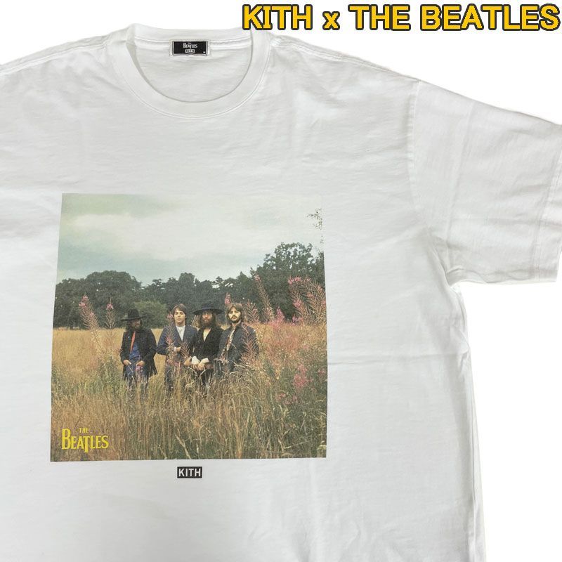 【中古】KITH x THE BEATLES Tittenhurst Park 半袖Tシャツ ヴィンテージTシャツ M ホワイト 白 コットン クルーネック コラボ