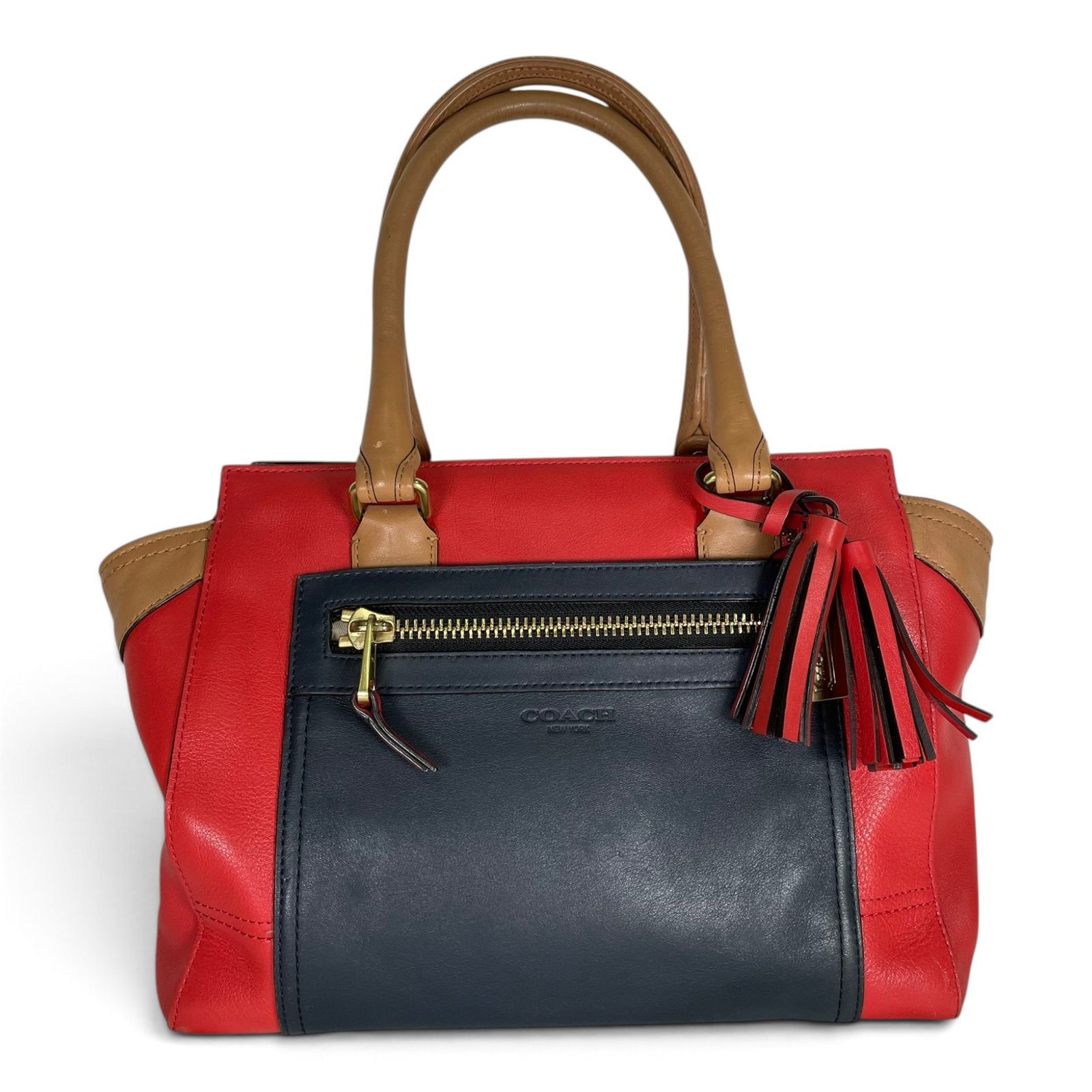 COACH コーチ ハンドバッグ レガシー カラーブロック キャンダス キャリーオール E1273 19897