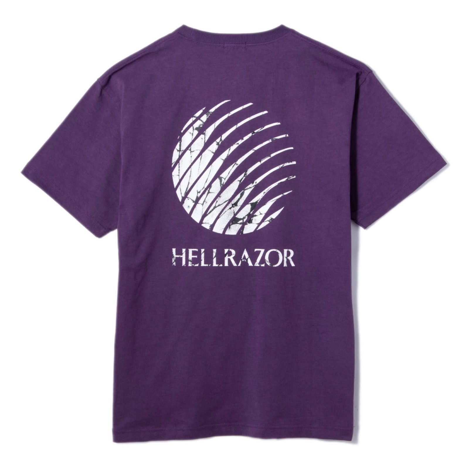 HELLRAZOR / CRACKED CORE LOGO SHIRT / GRAPE / M
