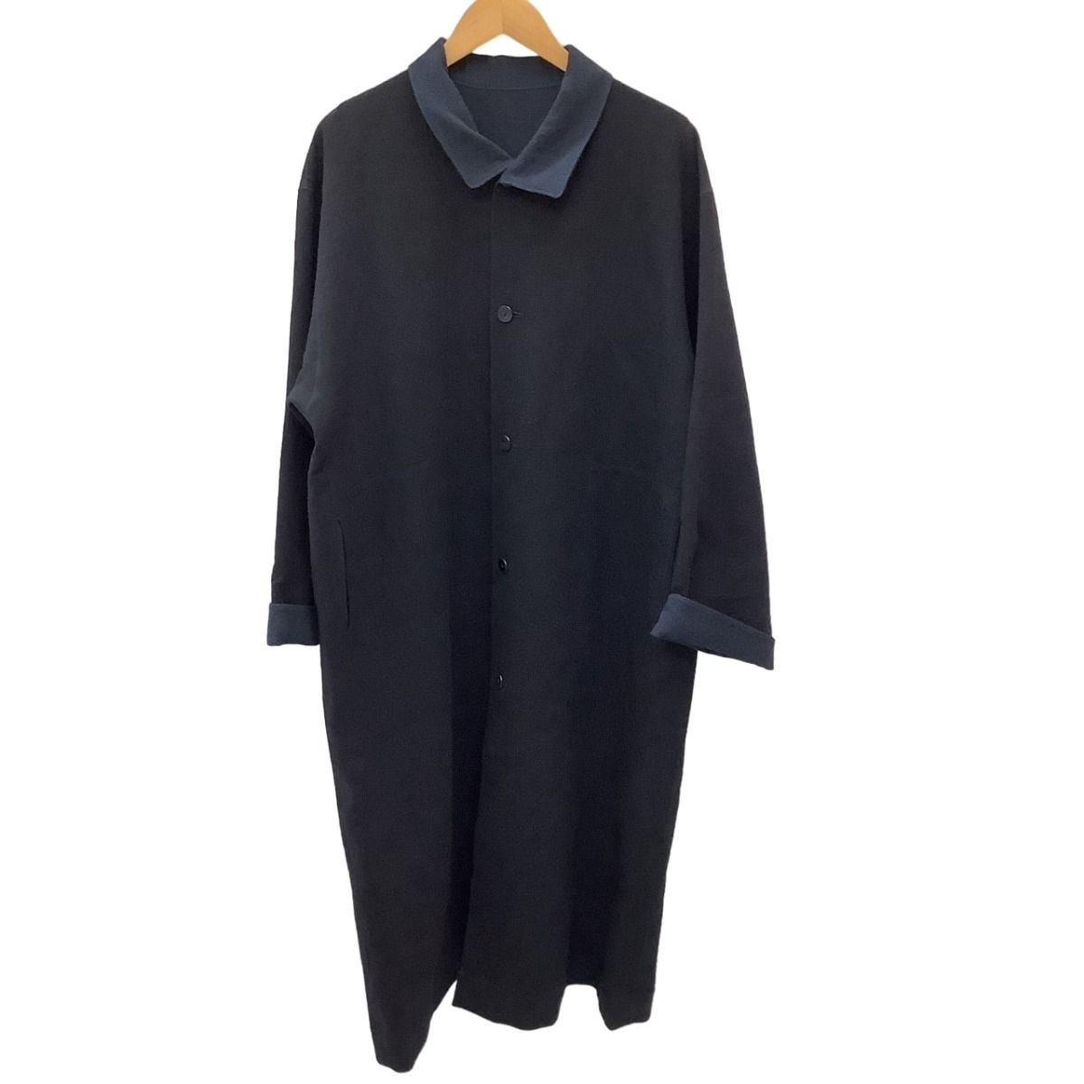 ♪♪JURGEN LEHL ヨーガンレール レディース ロングコート SIZE M ネイビー