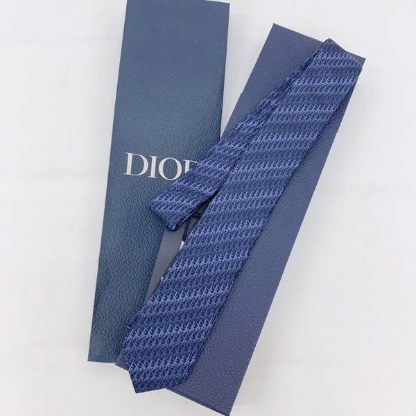 DIOR ディオール ネクタイ オブリーク柄 トロッター柄 新品同様 通勤