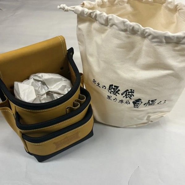 【アウトレット】 KNICKS 最高級硬式グローブ革3段腰袋 KGC-301DD 1個