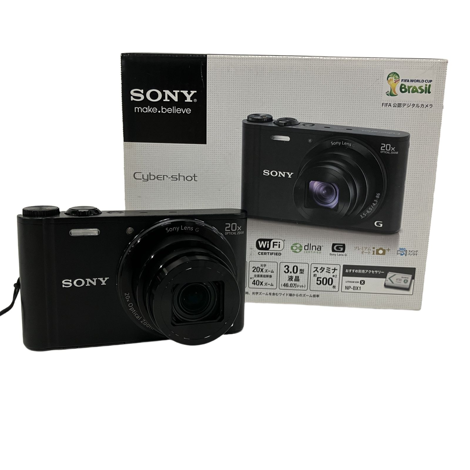 SONY DSC-WX300 Cyber-shot デジタルカメラ ブラック ソニー サイバーショット コンデジ 中古 B11554272