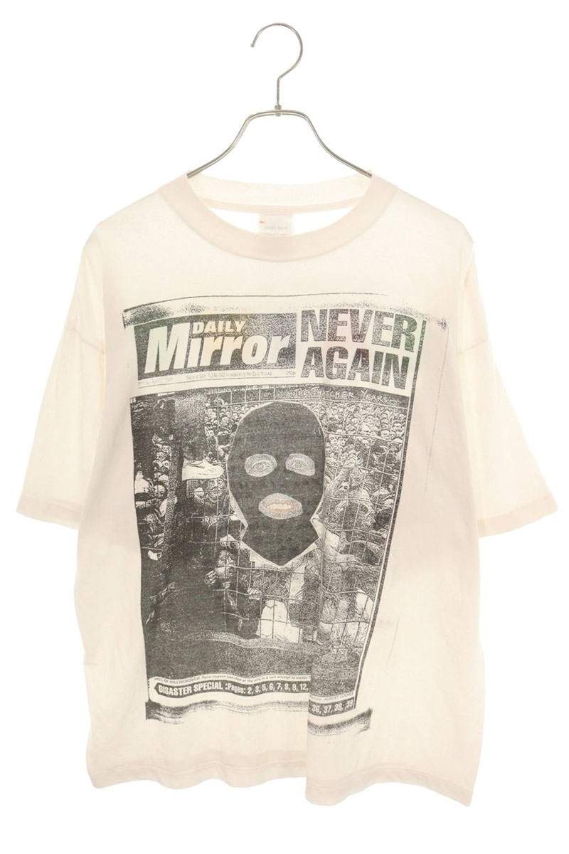 セントマイケル SM-MK8-0000-C02 /MASK ヴィンテージ加工Tシャツ メンズ L