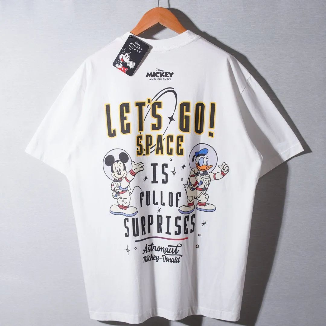 デッドストック】 ディズニー Disney Tシャツ XL ホワイト ミッキー