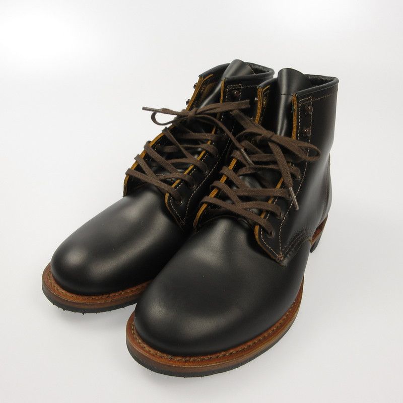 【姫路東店】 中古 RED WING | レッドウィング ブーツ Beckman Flatbox 9060 ブラック 27cm 【127】