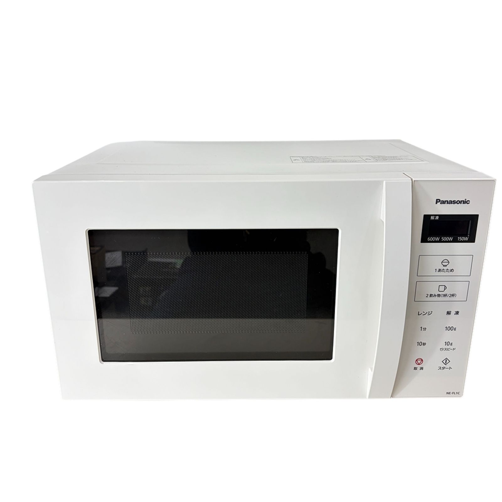 【美品】 Panasonic パナソニック 単機能電子レンジ 2025年製 NE-FL1C-W フラットテーブル ホワイト リサイクルマート宇部店 7,700円