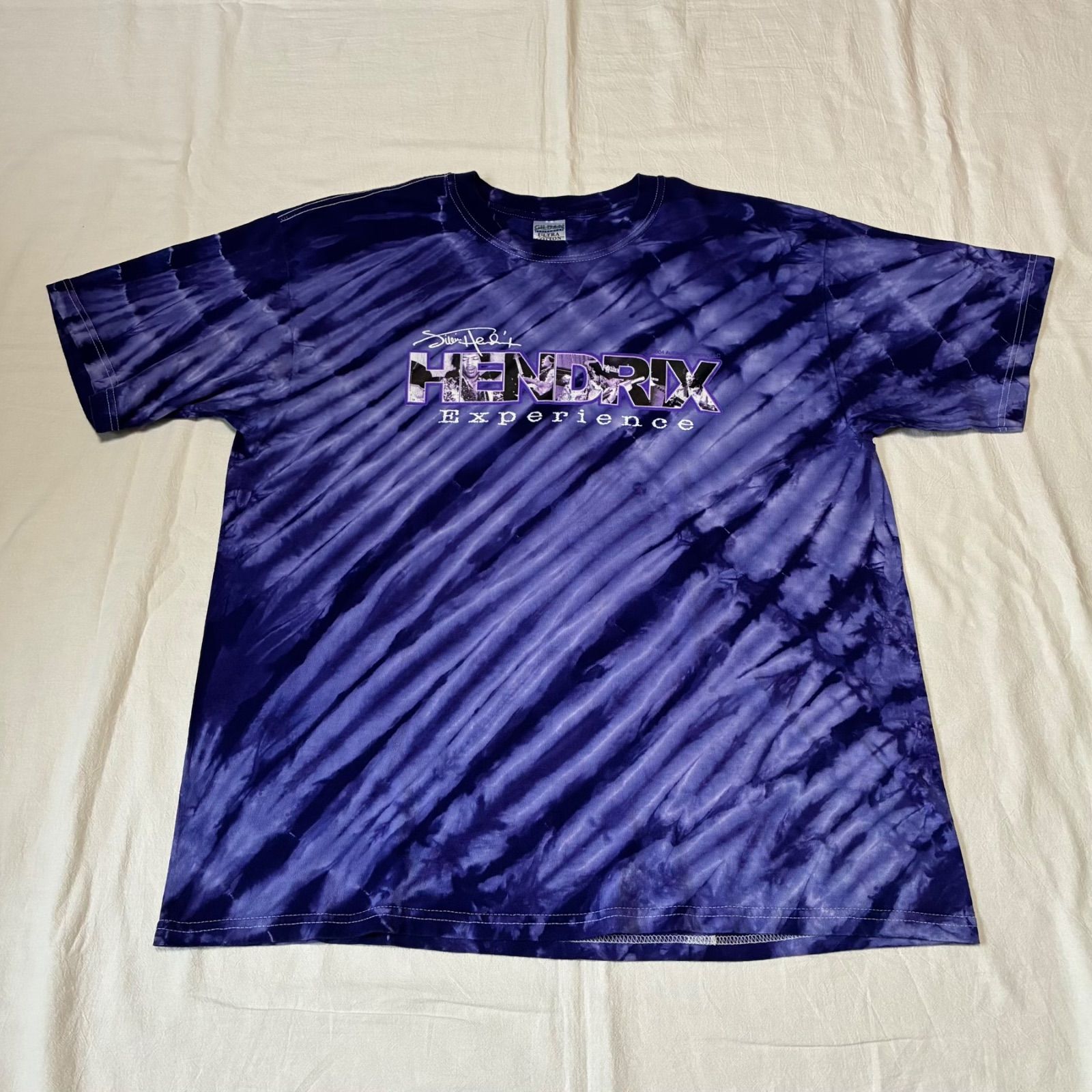 00s GILDAN Tシャツ Jimi Hendrix ジミ・ヘンドリックス Experience タイダイ パープル XL表記