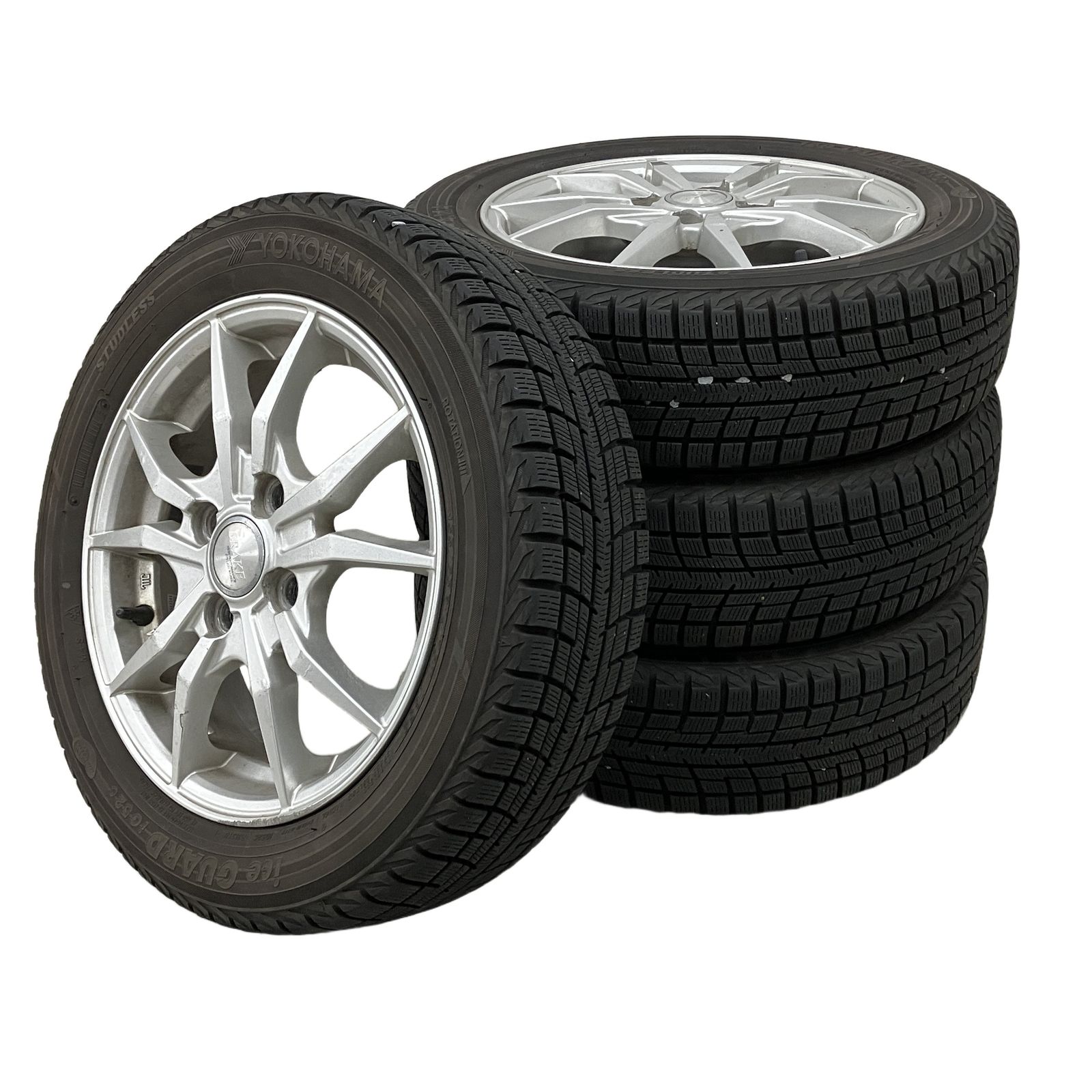 BRAKE 14インチ 4 1/2J アルミホイール 4本セット PCD100 カー用品 中古 M11568392