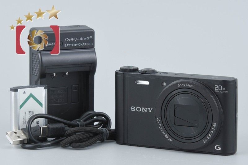 【中古】SONY ソニー Cyber-shot DSC-WX350 ブラック コンパクトデジタルカメラ 多言語対応