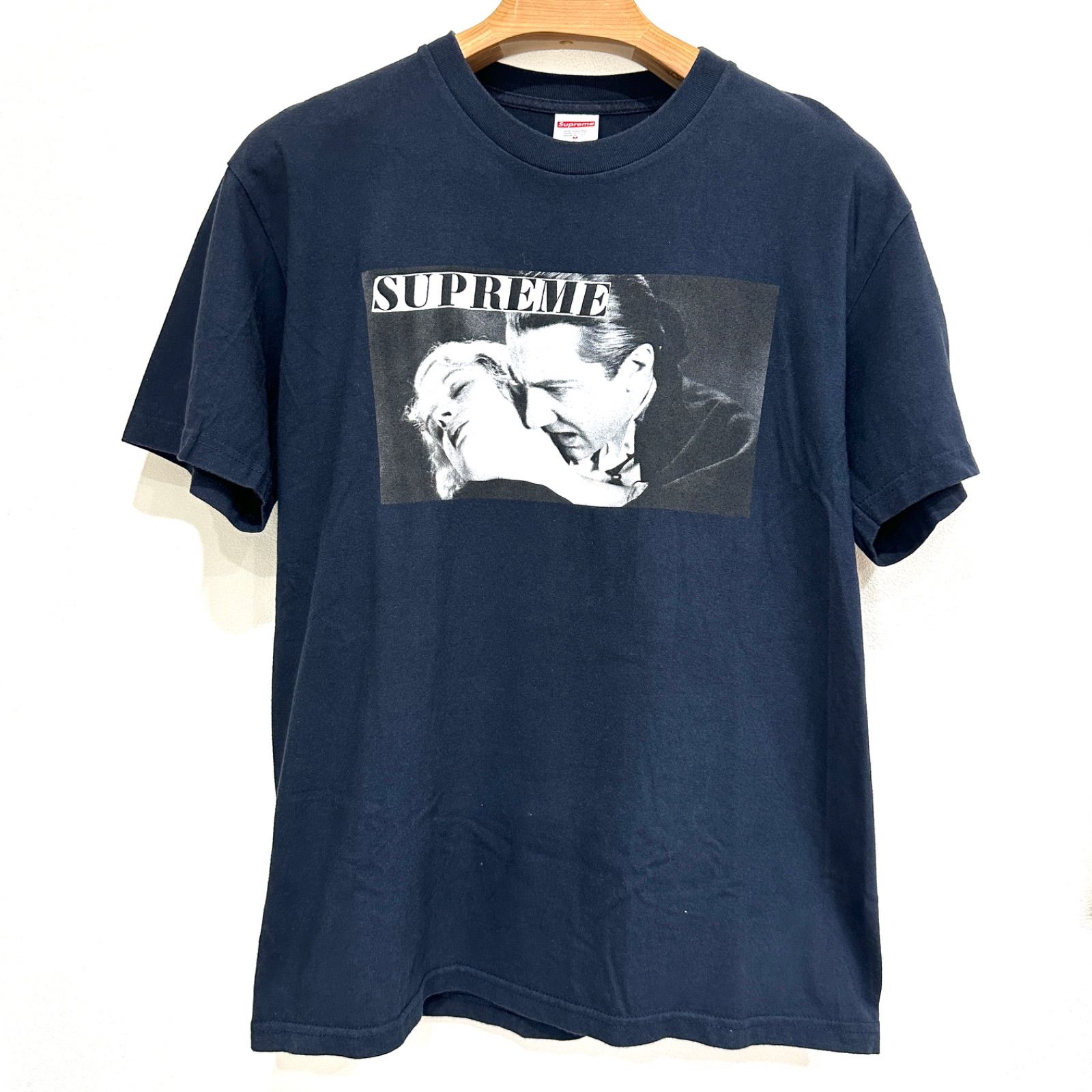 [Kusunoki Essence Store/Motosumiyoshi] Supreme Supreme T-shirt Dracula Navy Size: M 100% Cotton Men's Clothing