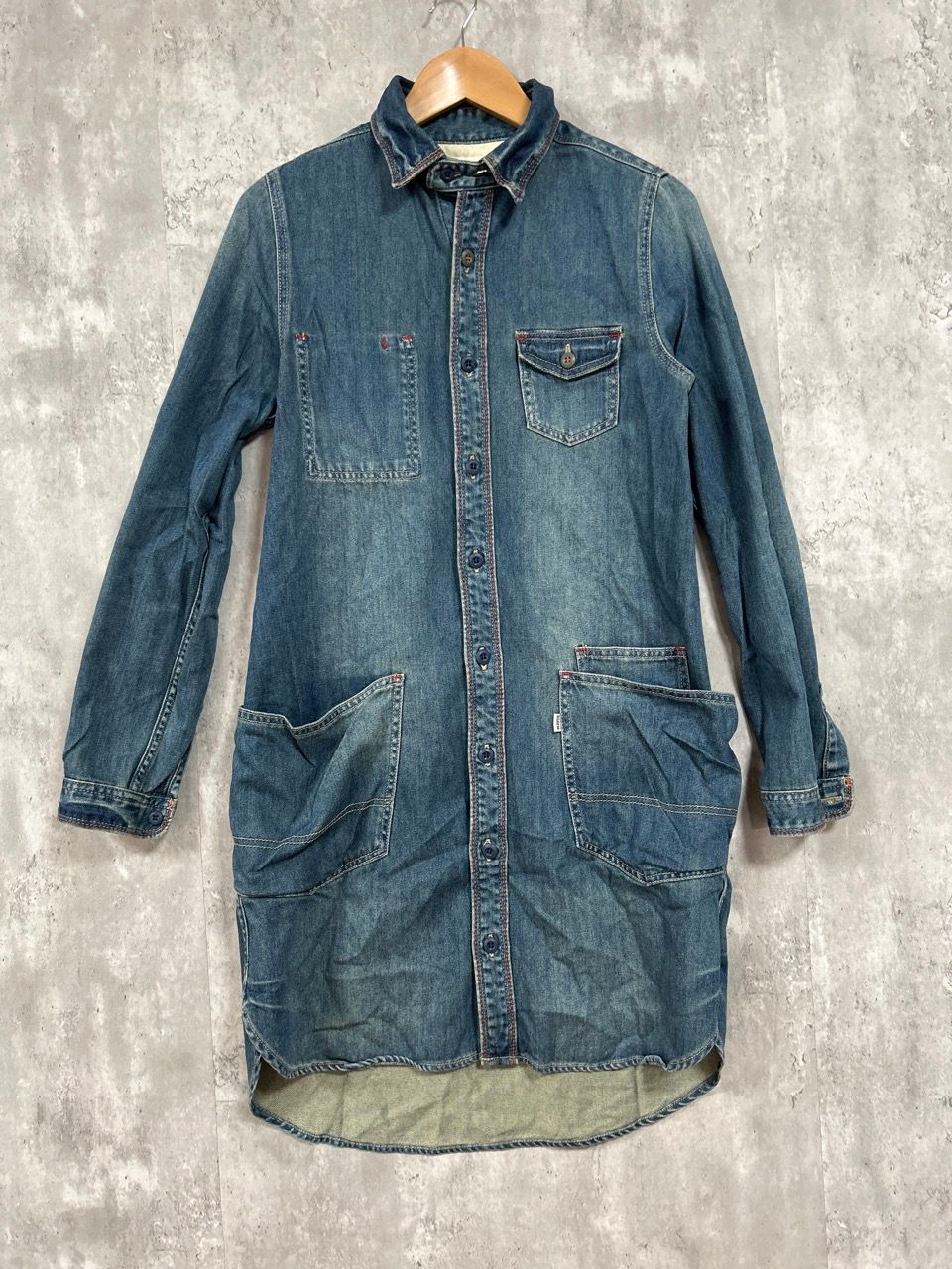 BLUETO ワンピース デニム シャツ L ■◇ レディース
