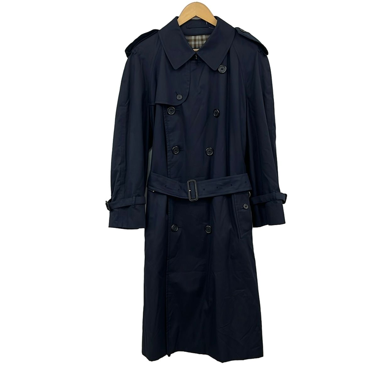 Burberry's(バーバリーズ) トレンチコート サイズREG50 レディース - ダークネイビー 長袖/秋/冬