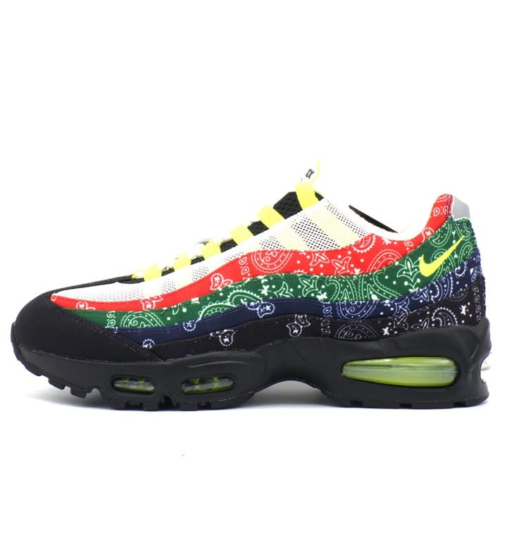ナイキ NIKE 【 AIR MAX 95 OG Big Bubble Paisley Bandana IQ0620 100 】 エア マックス 95 OG ビッグバブル ペイズリー バンダナスニーカー f32086