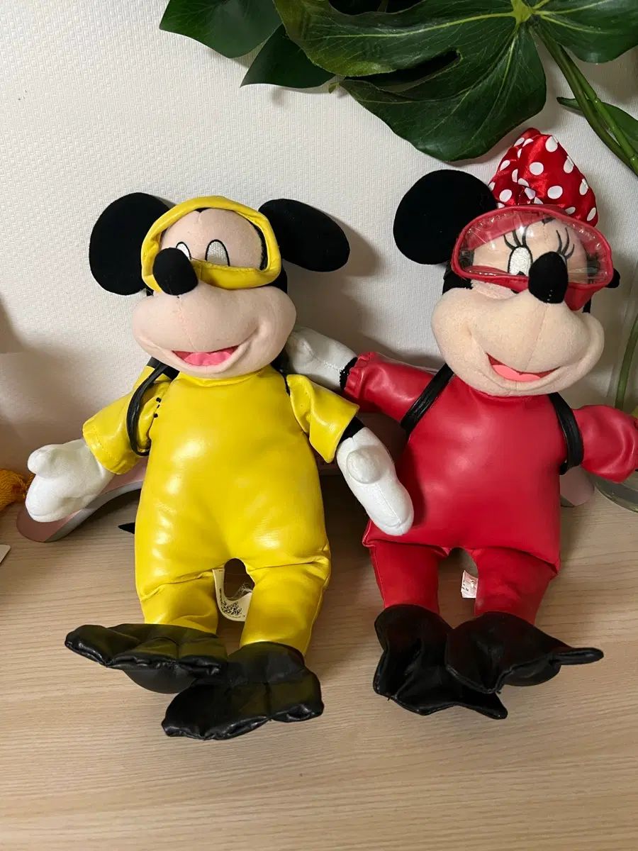 ディズニー ミッキーミニ スキューバダイバー ぬいぐるみ セット