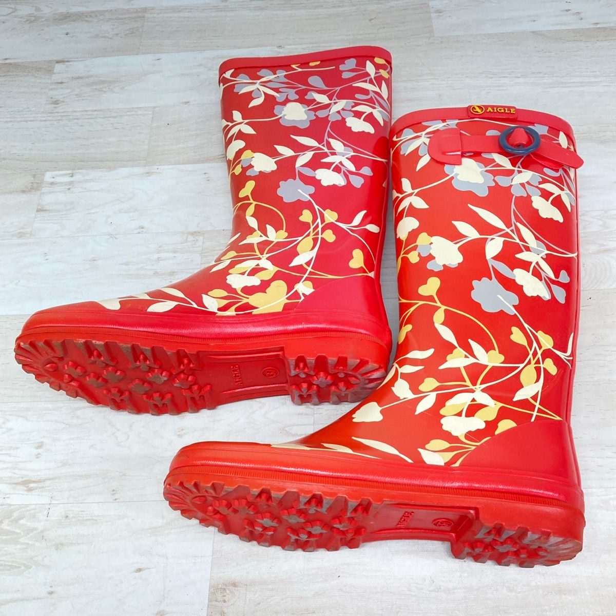 美品 AIGLE/エーグル レインブーツ/長靴 レディース 37(23.5cm相当