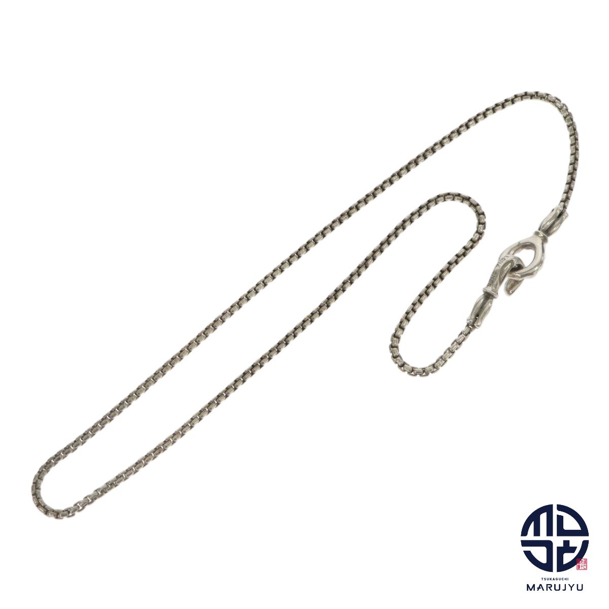 LONE ONES ロンワンズ 925 SILVER シルバー メイティングフライト フック ボックス チェーン M MFフック ボックスチェーン 18インチ チェーンネックレス ジュエリー アクセサリー 36,270円