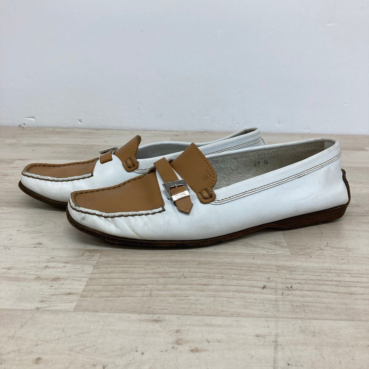 TOD'S トッズ ドライビングシューズ/ローファー 37 1/2 (24.5cm相当