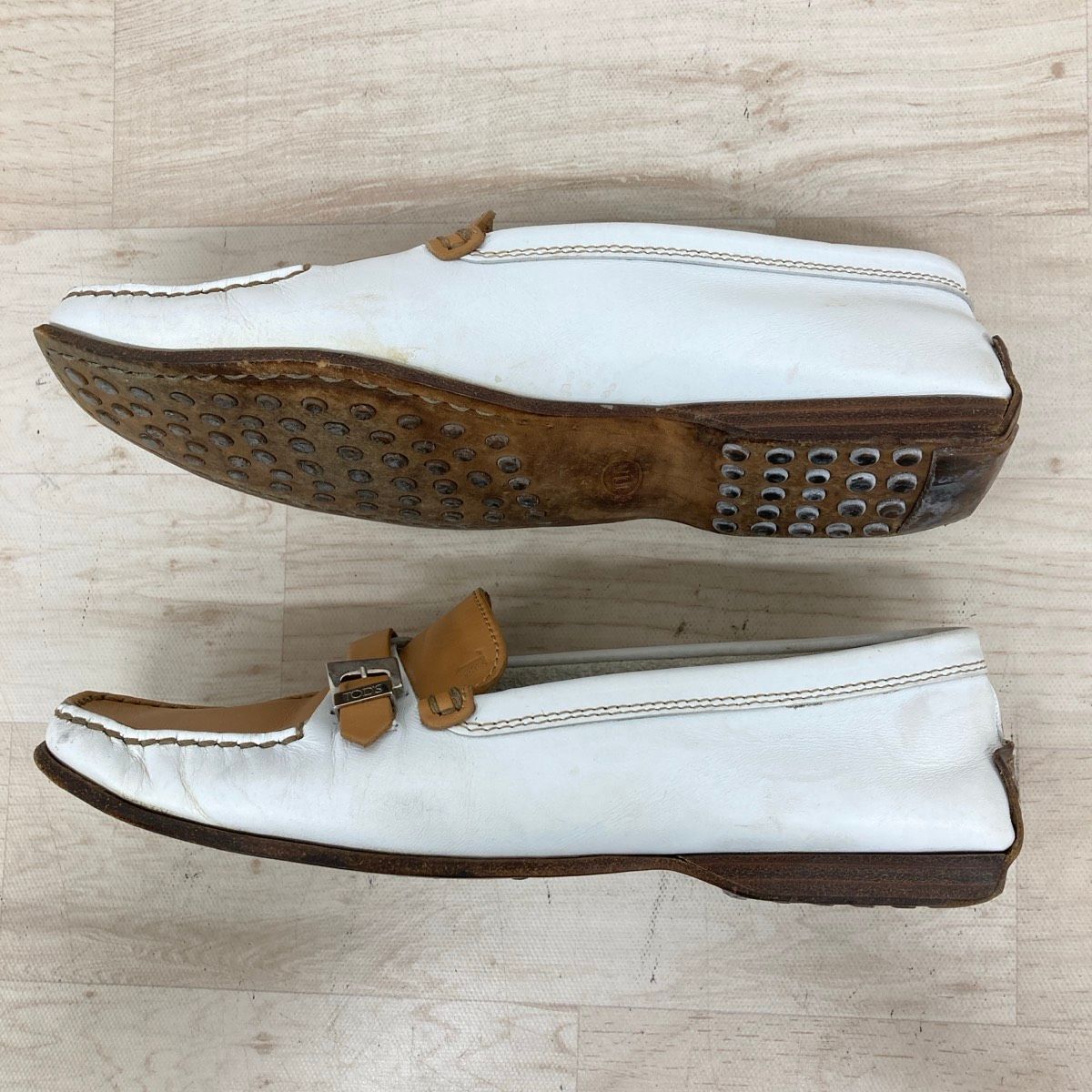 TOD'S トッズ ドライビングシューズ/ローファー 37 1/2 (24.5cm相当