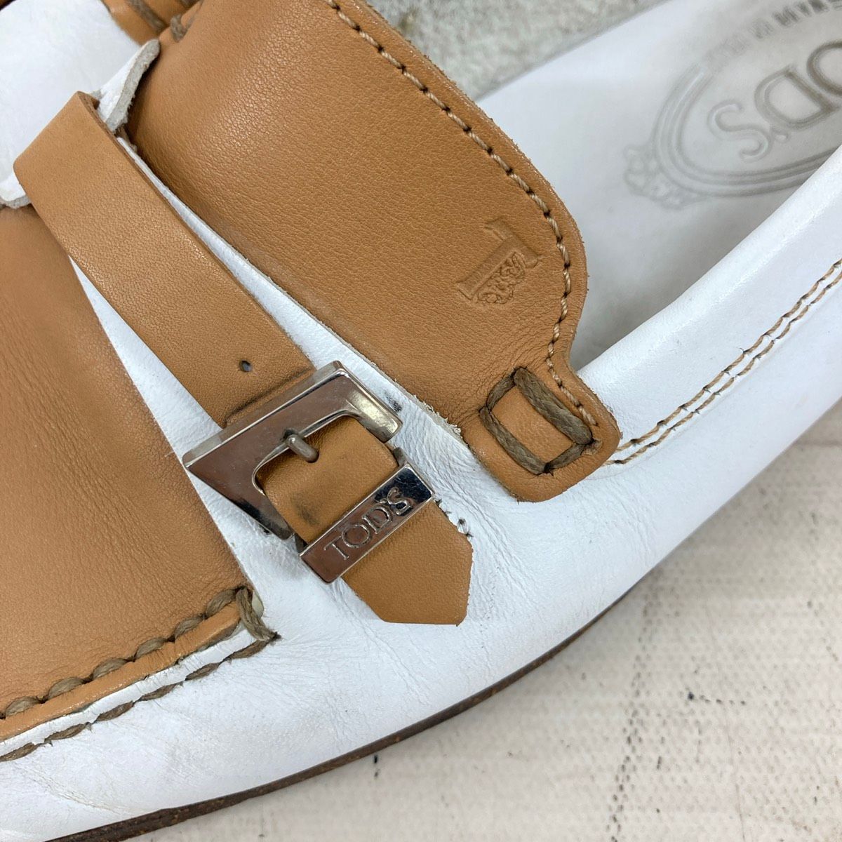 TOD'S トッズ ドライビングシューズ/ローファー 37 1/2 (24.5cm相当