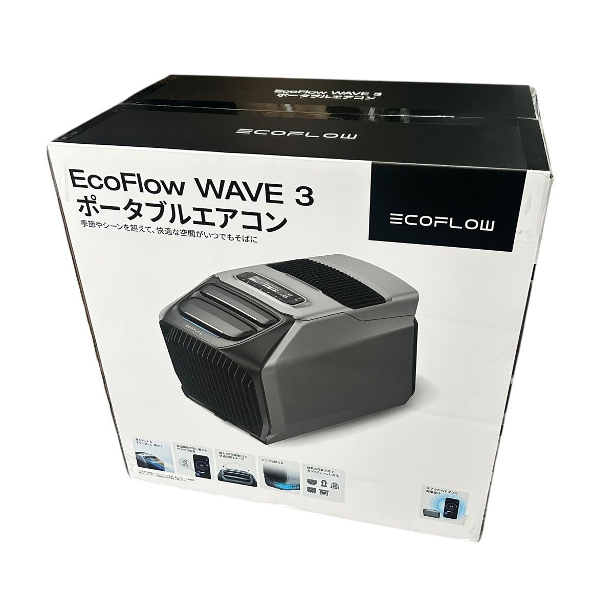 ■ 未開封 EcoFlow WAVE 3 ポータブルエアコン キャンプ 車中泊 アウトドア 冷房 2775289,2775289