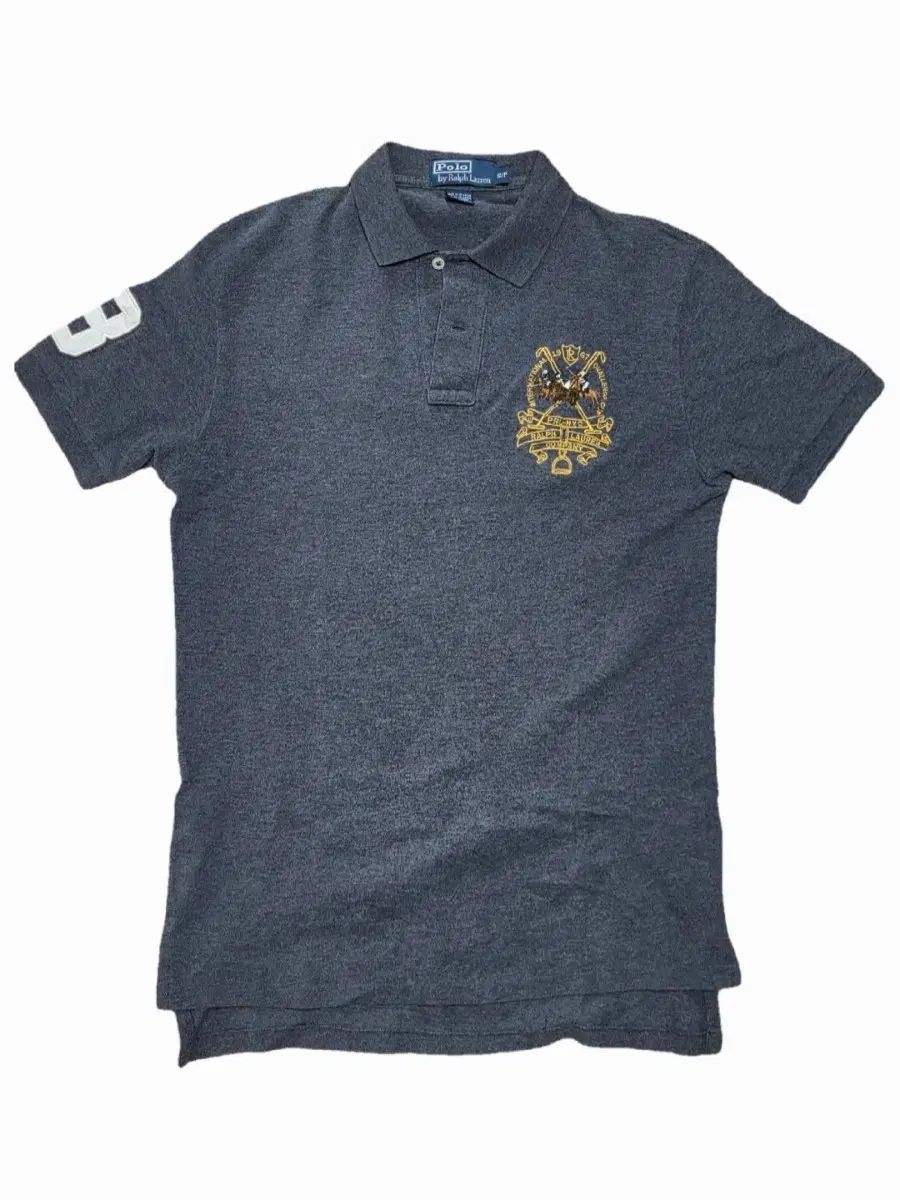 ポロラルフローレン GOLD クレスト BIGポロ 刺繍ロゴ PK Tシャツ