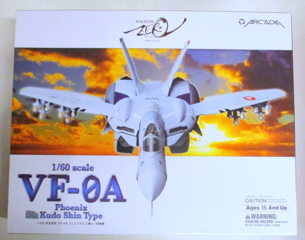 アルカディア 1/60完全変形 完全変形 VF-0A フェニックス 工藤シン搭乗機
