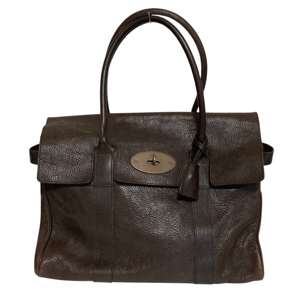 MULBERRY マルベリー ベイズウォーター レザー ハンドバッグ ブラウン レディース 古着 中古 USED
