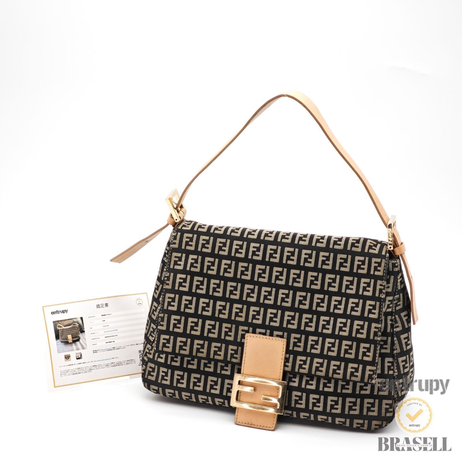 FENDI フェンディ ハンドバッグ Canvas レディース