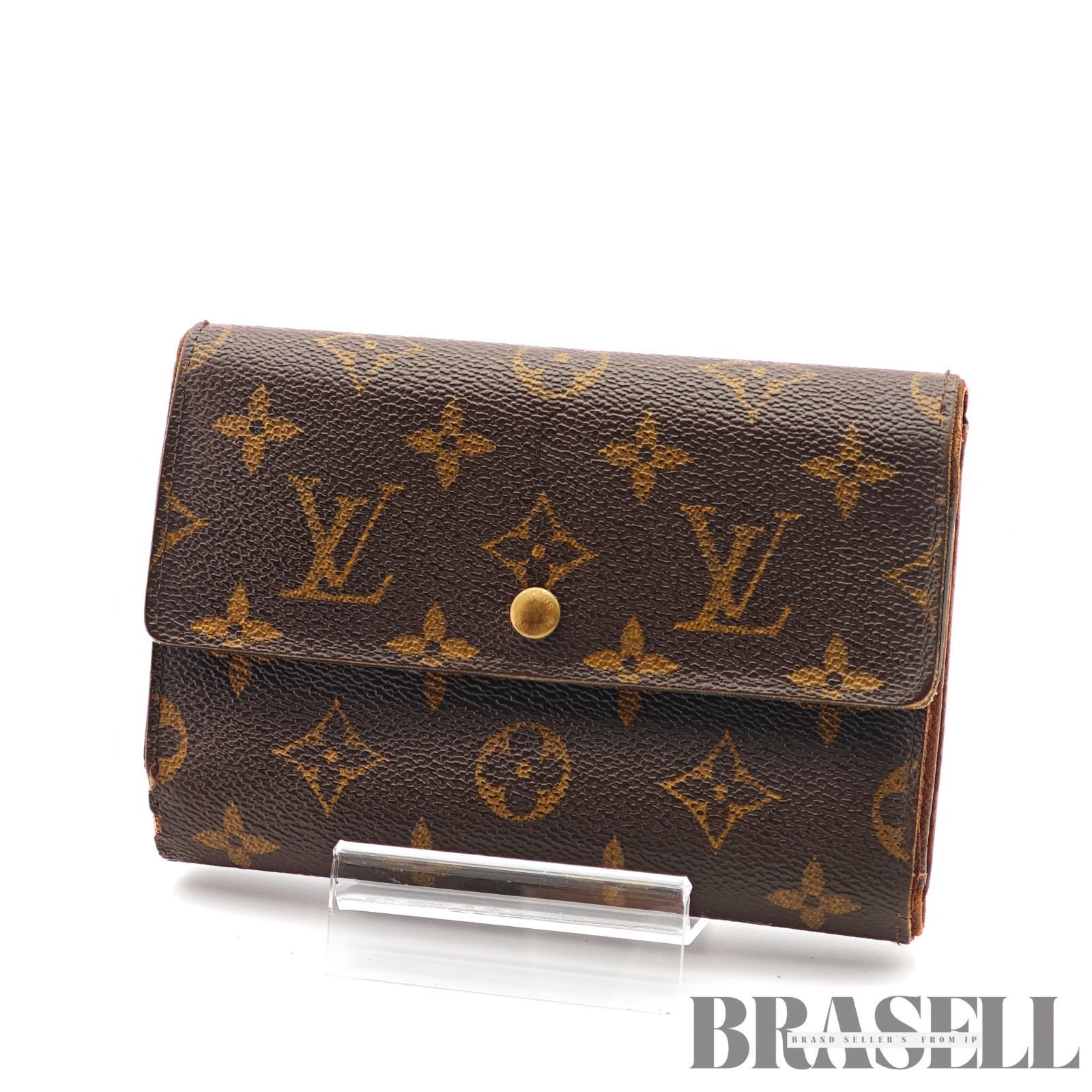 LOUIS VUITTON ルイ・ヴィトン 三つ折り財布 Monogram Canvas レディース