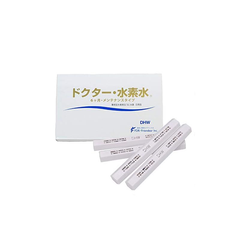 ドクター・水素水 6ヶ月・メンテナンスタイプ (水素発生特殊セラミックT) スティック 4本入り (飲料水用)