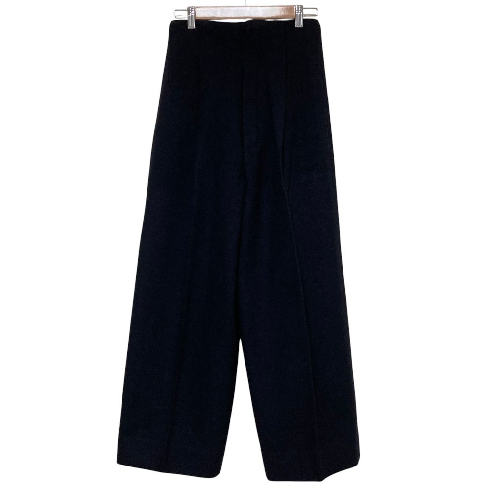 MADISONBLUE マディソンブルー HIGH WAIST WIDE TUCK PANTS ハイウエスト ワイドパンツ MB164-3002 サイズ1 ネイビー レディース 古着 中古 USED 6,430円