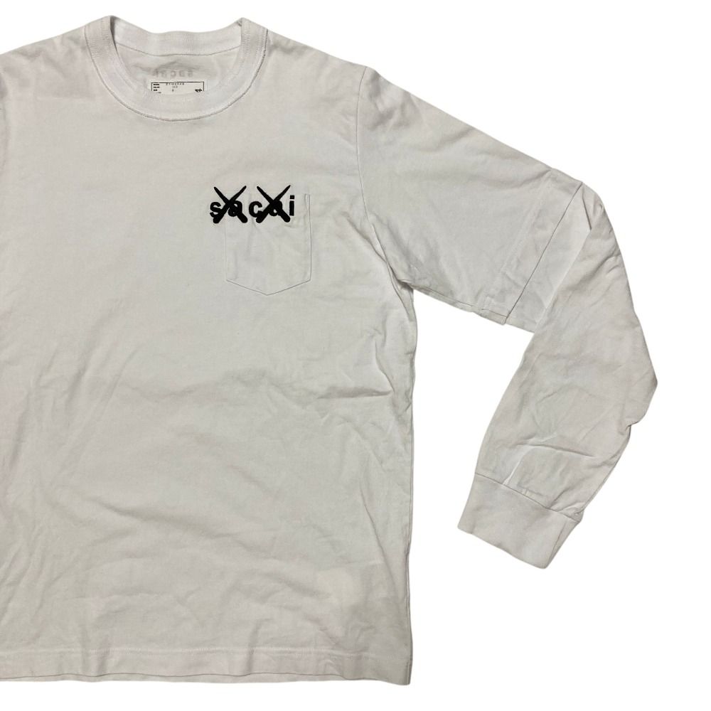 良品 sacai × KAWS サカイ カウズ コラボ Embroidery L/S T-Shirt