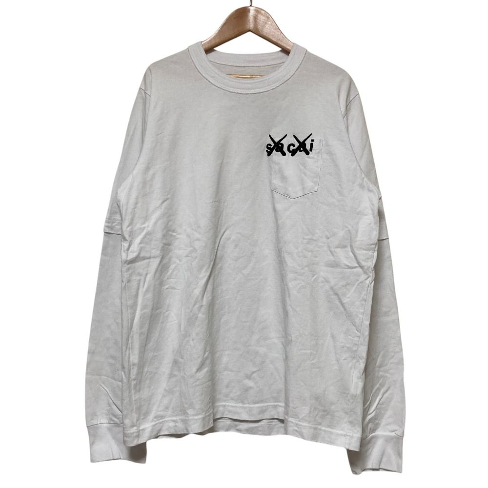 良品 sacai × KAWS サカイ カウズ コラボ Embroidery L/S T-Shirt
