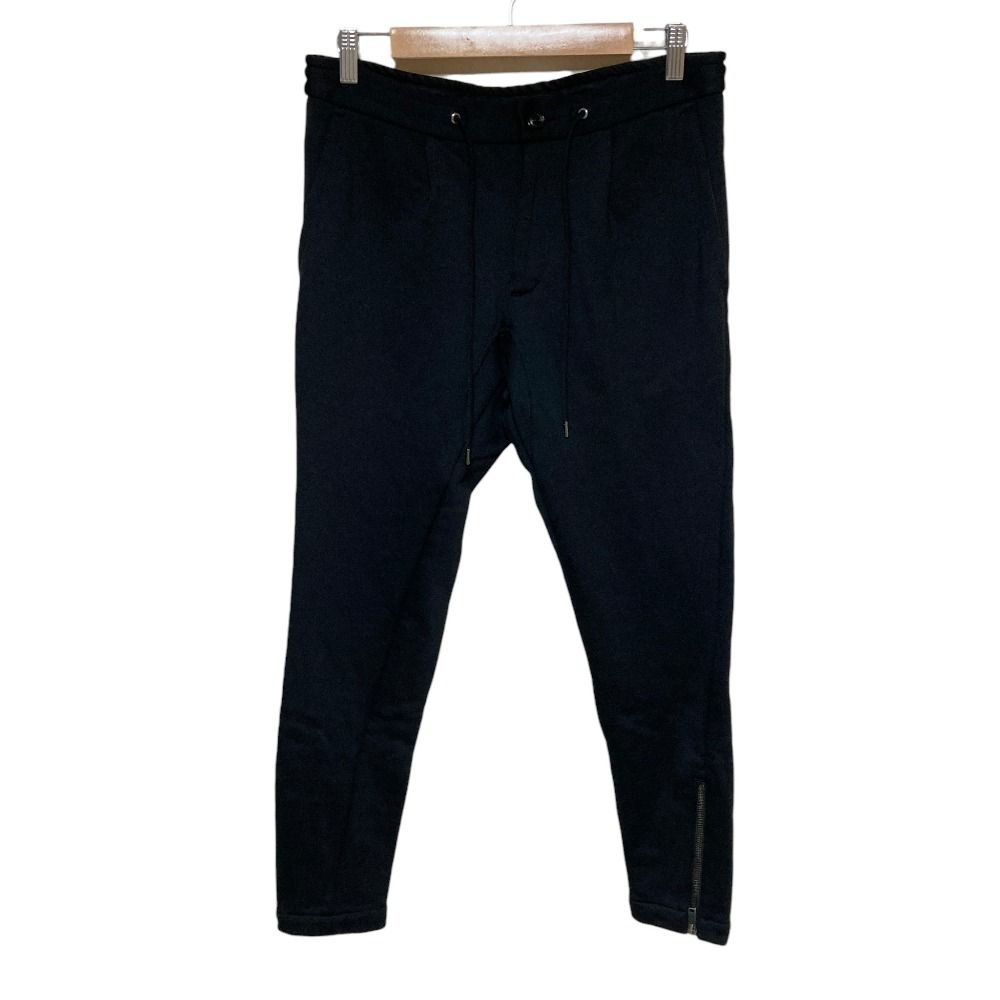 美品 junhashimoto ジュンハシモト グロスリッチシリーズ SKINNY JERSEY PANTS スキニー ジャージー パンツ 4 ブラック メンズ 古着 中古 USED